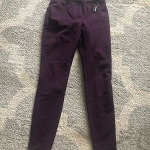 Express brand new purple skinny slacks 2R